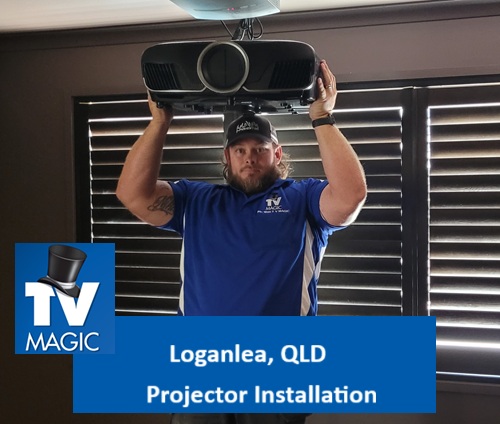 Loganlea QLD Projector Installation