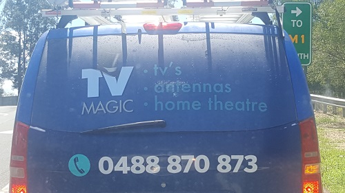 Back of Darrel's van
