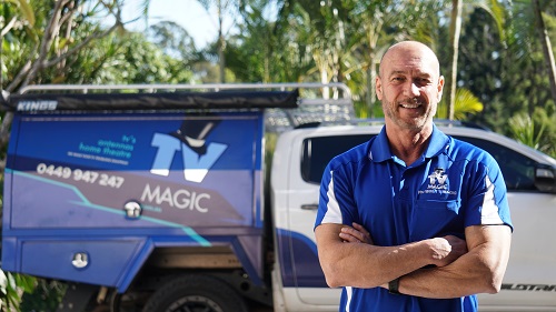 Technician - Darren, ready to provide you with your deliveries.