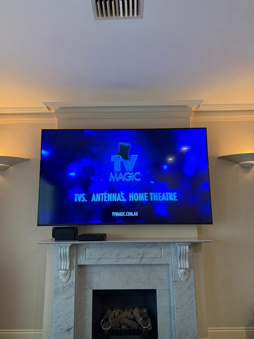 A TV Magic wall mounting job in Karrabin