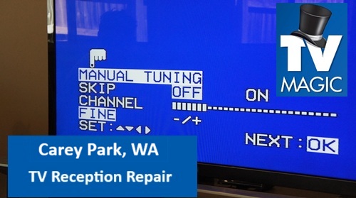 Carey Park WA TV Reception Repair