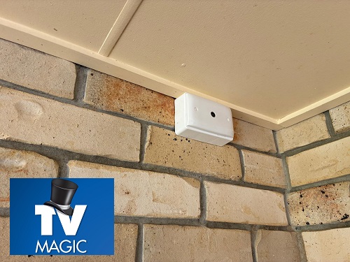 TV point installation by Anton - TV Magic