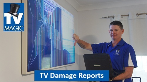 Prevdelly WA TV Damage reports