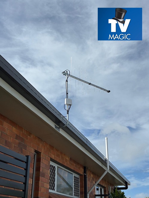 An antenna installation by Jake - TV Magic in Bridgetown