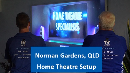 Norman Gardens QLD Home Theatre Setup