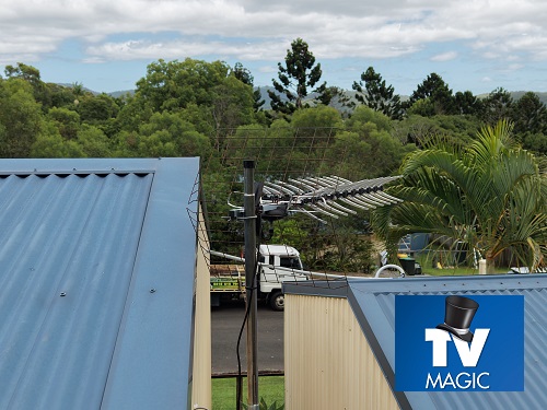 An antenna installed by Carl - TV Magic