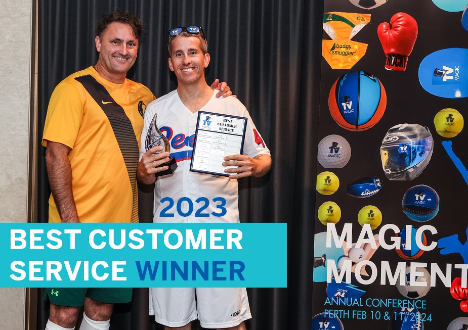 Gordon Tidy Best Customer Service Winner 2023