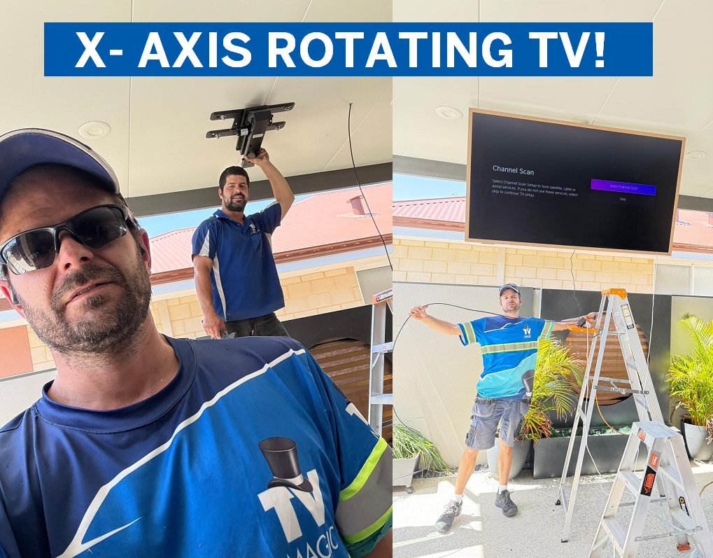 ALEX X AXIS ROTATING TV