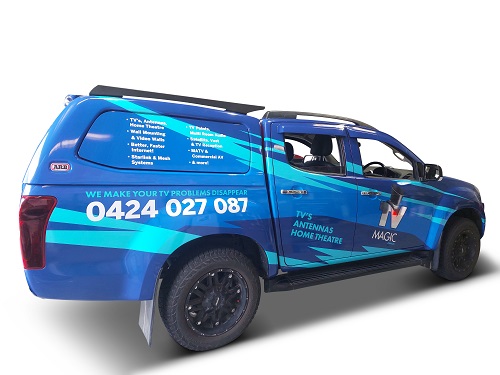 Technician - Alex's TV Magic vehicle