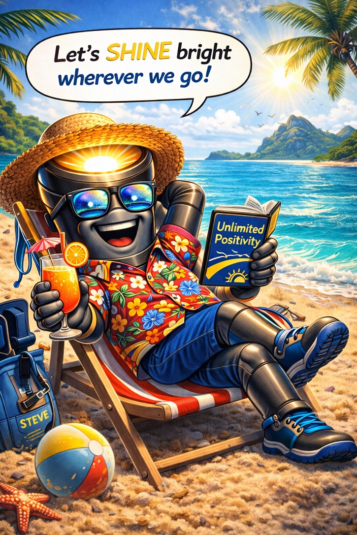 Spotlight Steve on holiday 2