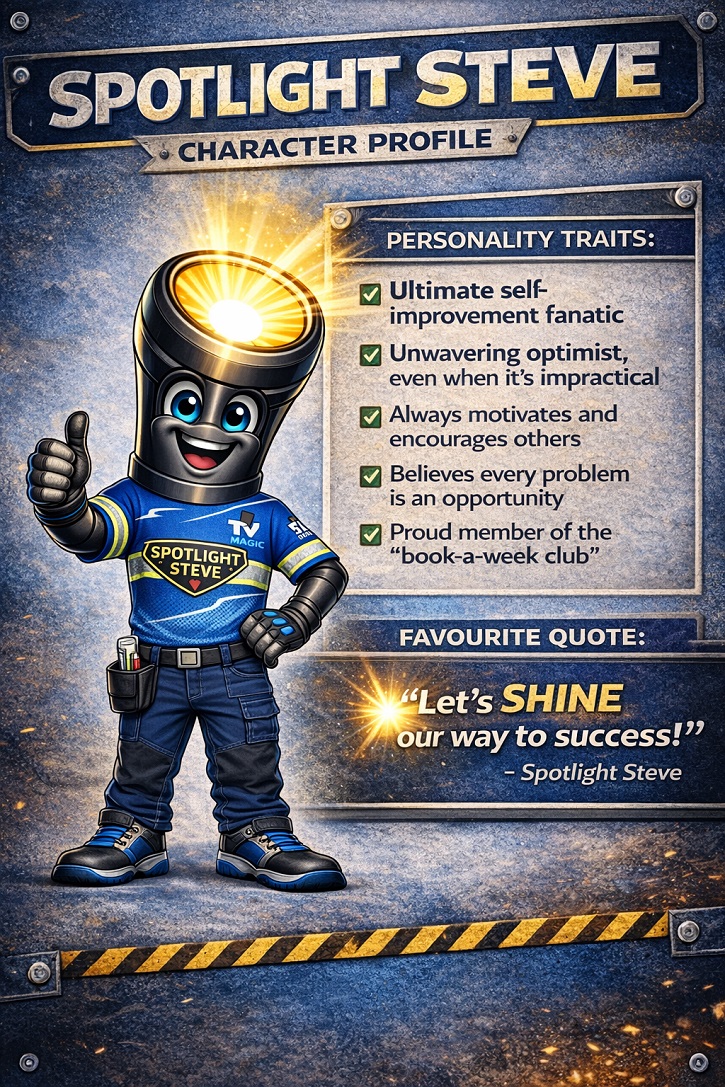 Spotlight Steve personality