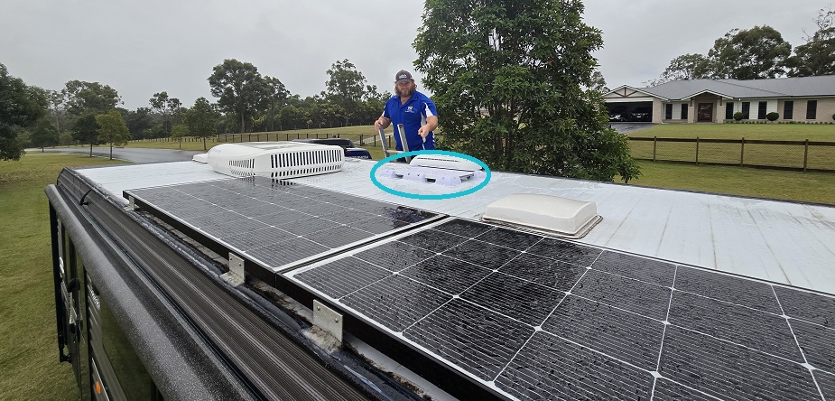 Caravan Motorhome starlink installation 32