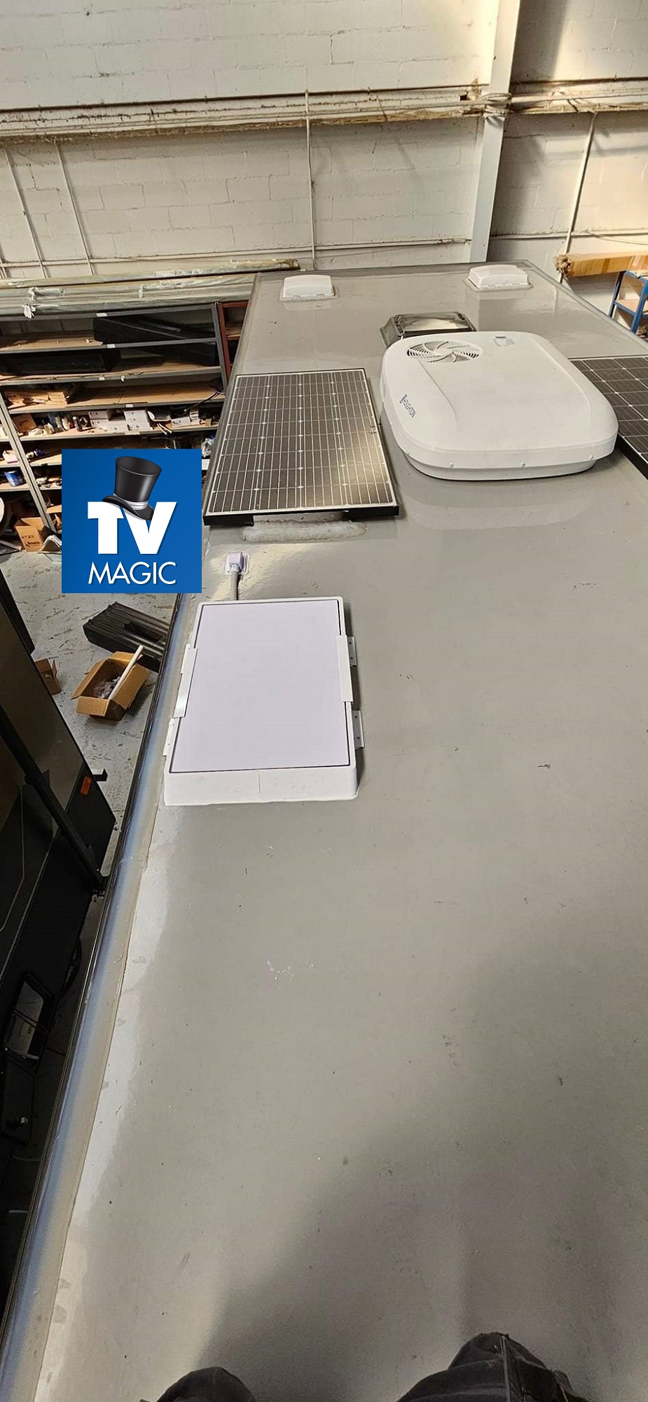 Motorhome Starlink installation 23