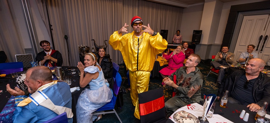 Daniel accepts award