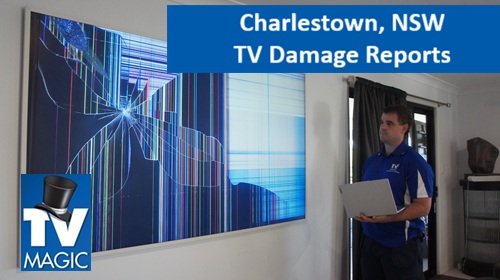 Charlestown NSW TV Damage Reports