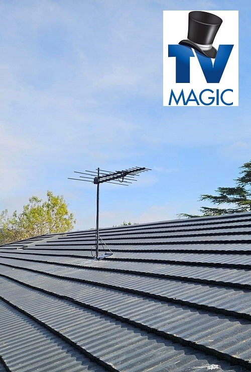 Aerial Installation at a Uki property