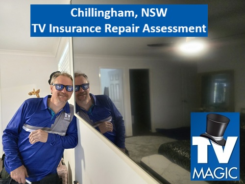 Chillingham NSW TV Insurance Repair Assessment