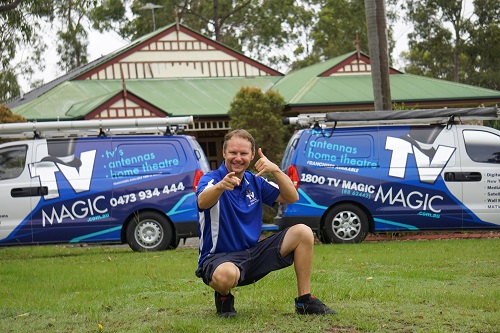 Technician prompting to call him