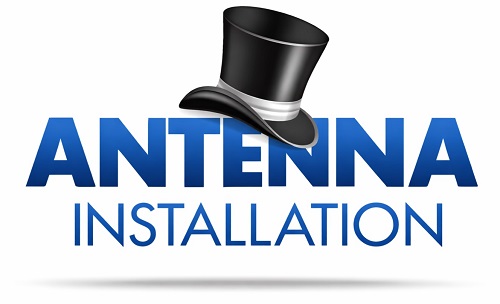 Image - Antenna Installation with top hat.