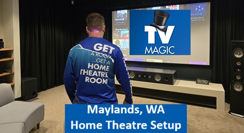 Maylands WA Home Theatre Setup