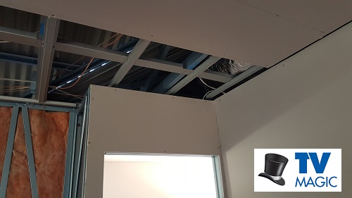 Pre-wiring phase by TV Magic