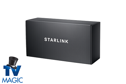 Starlink kit with TV Magic logo