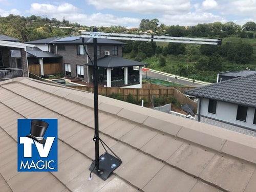 TV Antenna, repaired by TV Magic.