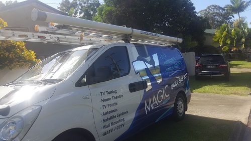 Technician - Matt's van, ready for all of your WiFi and Internet solutions.