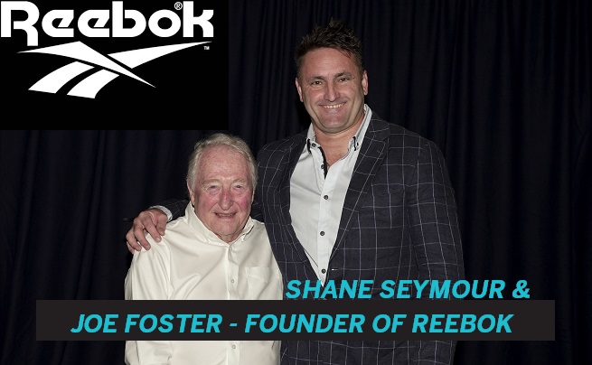 Shane Seymour and Reebok Founder Joe Foster