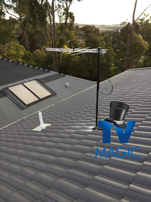 TV Magic antenna installation by technician Chris.