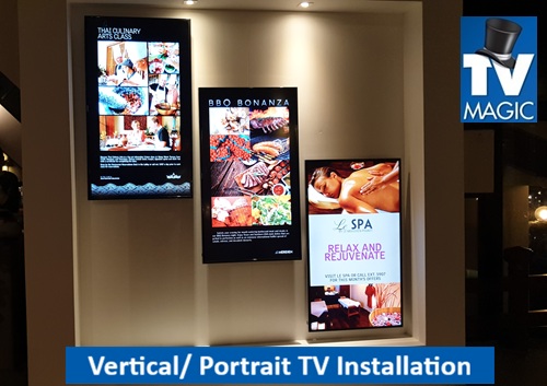 Victor Harbor SA Vertical Portrait TV Installation