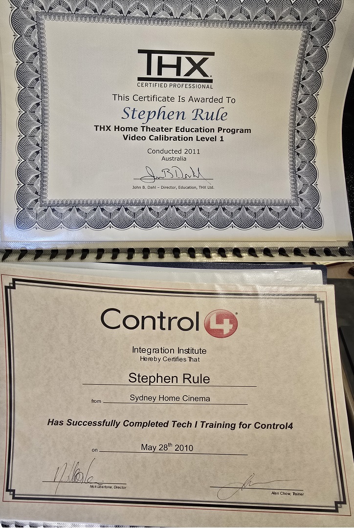 thx certified installer steven rule