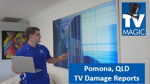 Pomona QLD TV Damage Reports