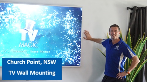 Church Point NSW TV Wall Mounting