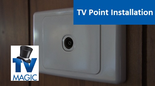 Tv point installation