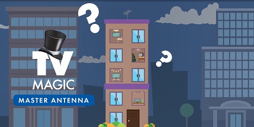 Building with a  MaTV installation on it