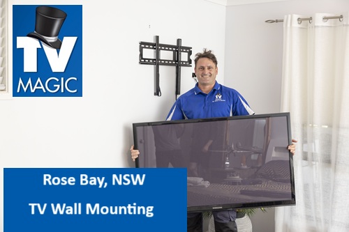 Rose Bay NSW TV Wall Mounting
