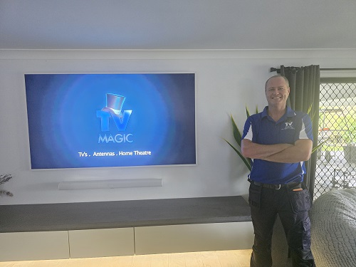 Wall Mounted TV by TV Magic in Glendenning