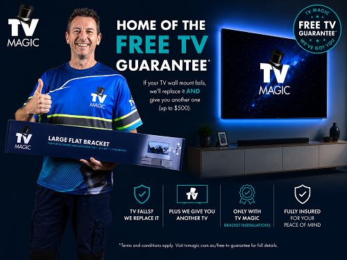 "Home of the free TV guarantee" With Jim from TV Magic