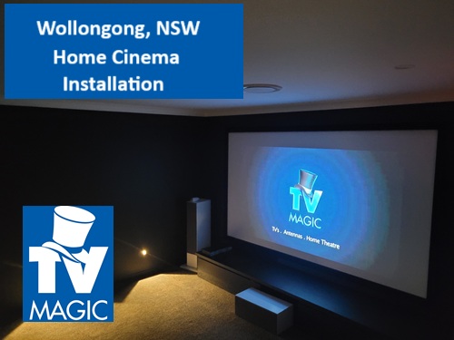 Wollongong Home Cinema installation