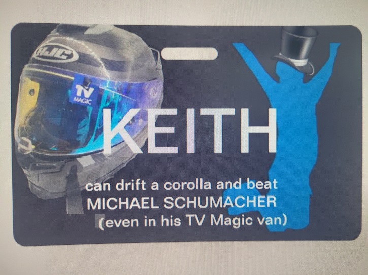Keith Name Badge