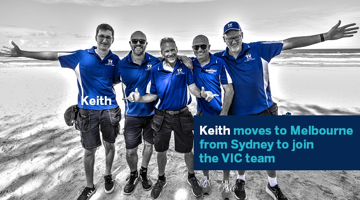 Keith joins Melbourne Team