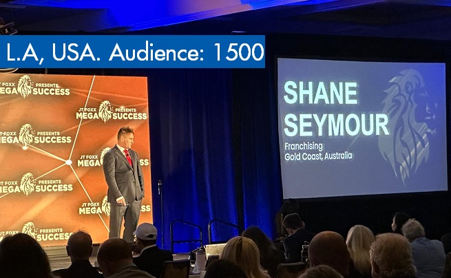 LA Shane Seymour 1500 people platform speaker