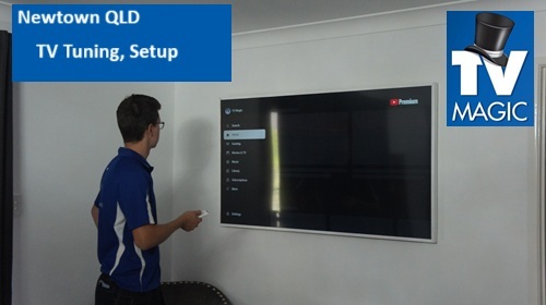 Newtown QLD TV tuning Setup