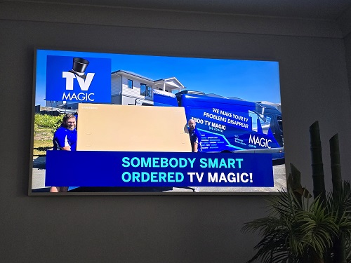 "Somebody Smart Ordered TV Magic"