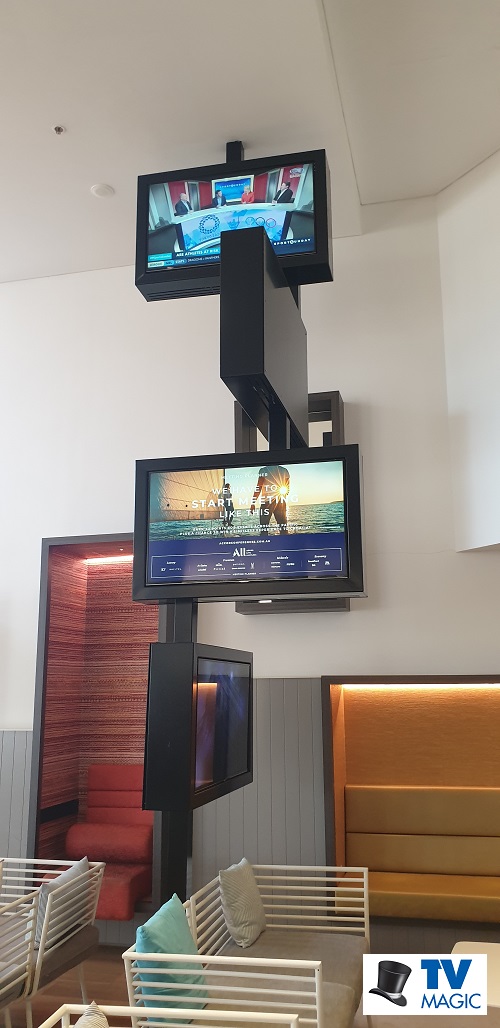 Commercial install by Brendan - TV Magic