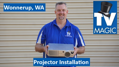 Wonnerup WA Projector installation