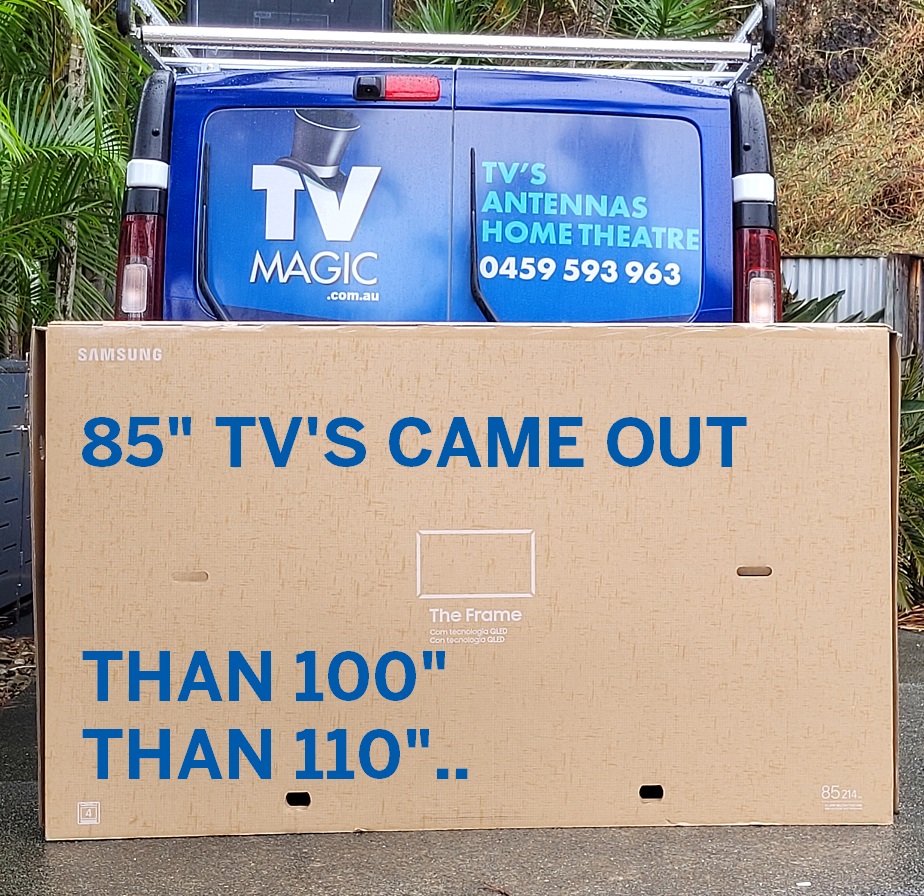 85 inch TV Box and Van 4