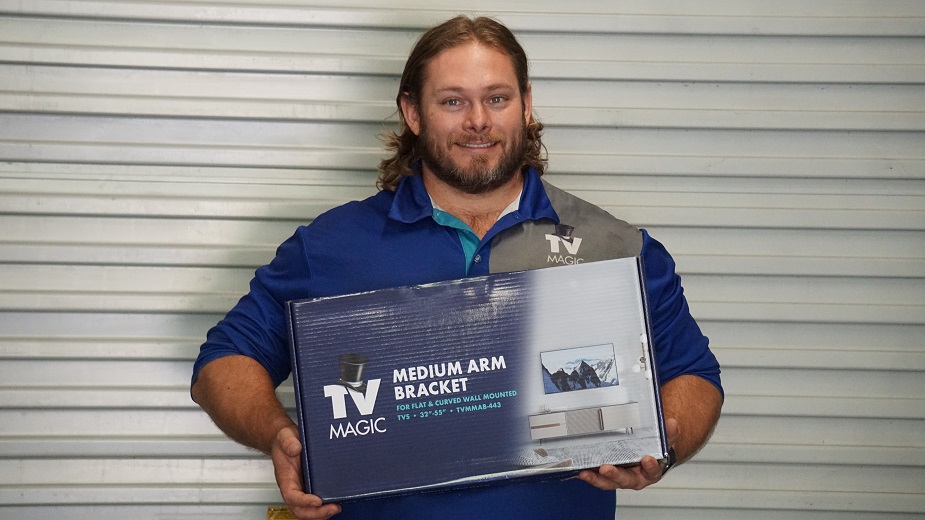 Nick with TV Wall Brackets