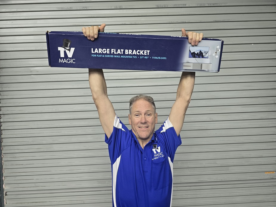 Robert with TV Magic bracket